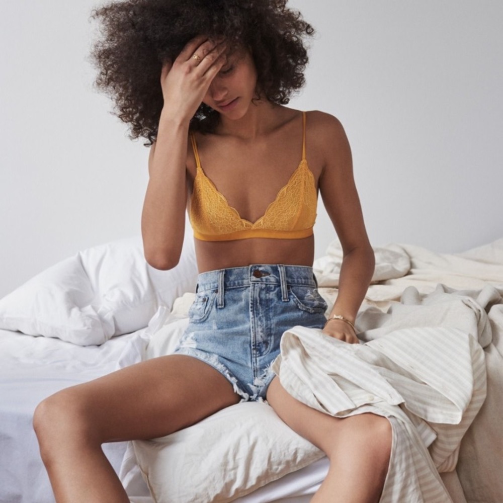 Madewell Lace Liana Triangle Bralette